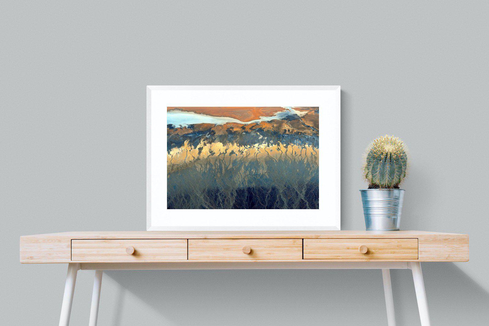 Landscape Colour Palette-Wall_Art-80 x 60cm-Framed Print-White-Pixalot