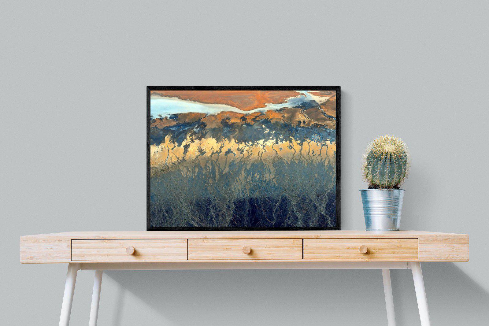 Landscape Colour Palette-Wall_Art-80 x 60cm-Mounted Canvas-Black-Pixalot