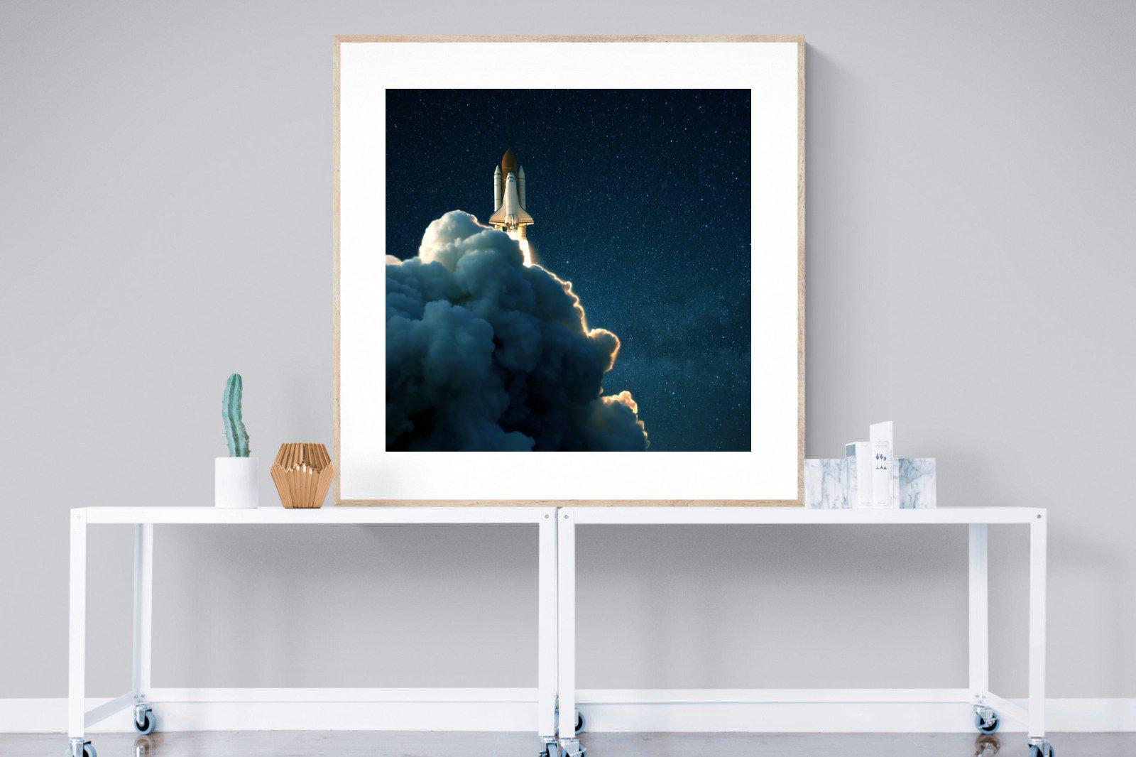 Launch-Wall_Art-120 x 120cm-Framed Print-Wood-Pixalot