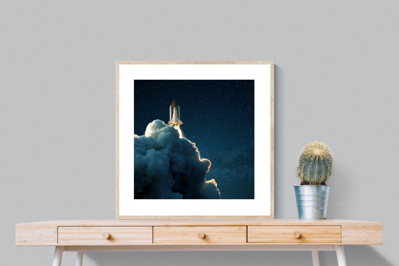 Launch-Wall_Art-80 x 80cm-Framed Print-Wood-Pixalot