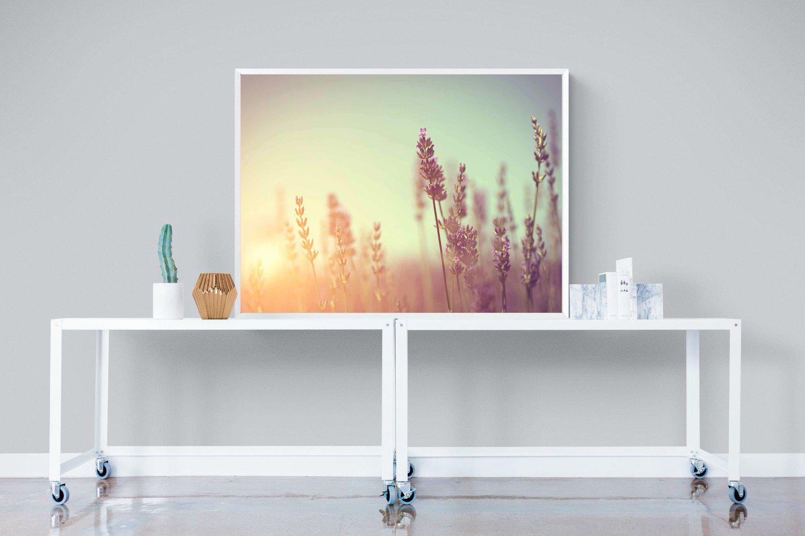 Lavender-Wall_Art-120 x 90cm-Mounted Canvas-White-Pixalot