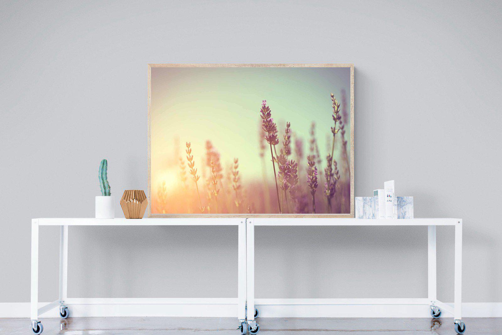 Lavender-Wall_Art-120 x 90cm-Mounted Canvas-Wood-Pixalot