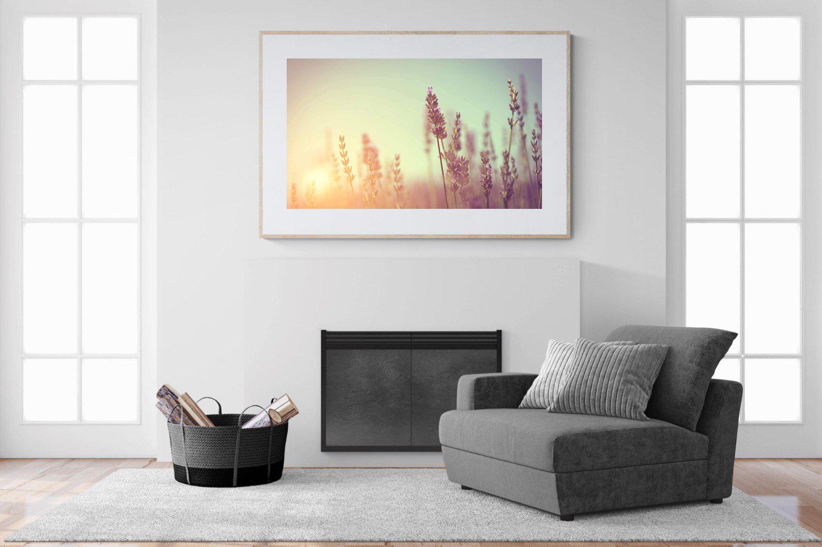 Lavender-Wall_Art-150 x 100cm-Framed Print-Wood-Pixalot