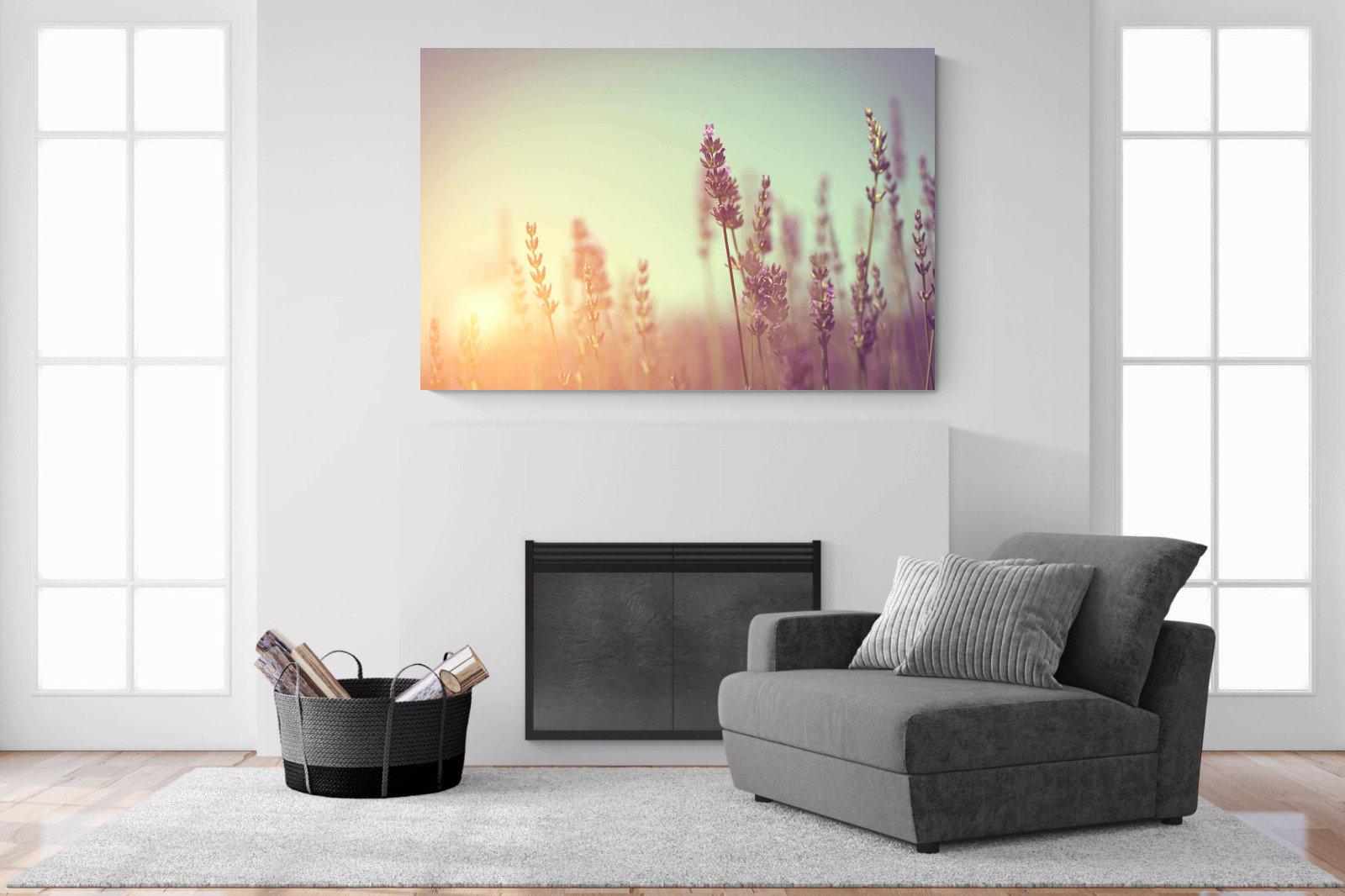 Lavender-Wall_Art-150 x 100cm-Mounted Canvas-No Frame-Pixalot