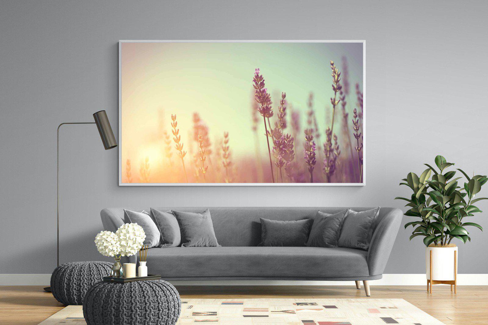 Lavender-Wall_Art-220 x 130cm-Mounted Canvas-White-Pixalot