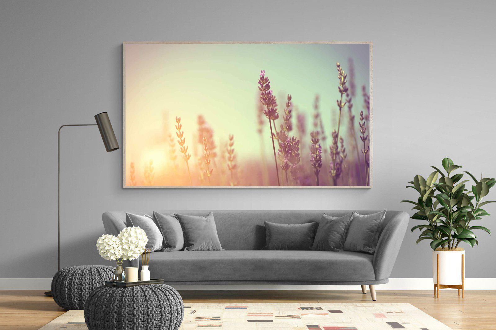Lavender-Wall_Art-220 x 130cm-Mounted Canvas-Wood-Pixalot