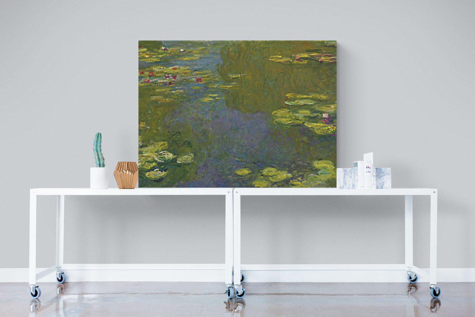 Le Bassin Aux Nymphéas-Wall_Art-120 x 90cm-Mounted Canvas-No Frame-Pixalot