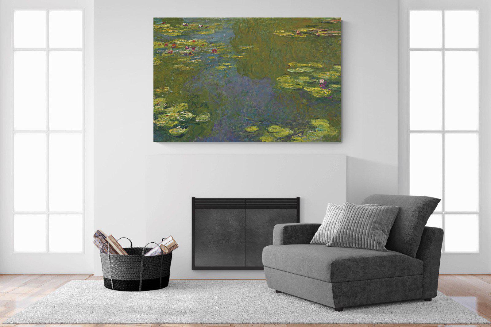 Le Bassin Aux Nymphéas-Wall_Art-150 x 100cm-Mounted Canvas-No Frame-Pixalot