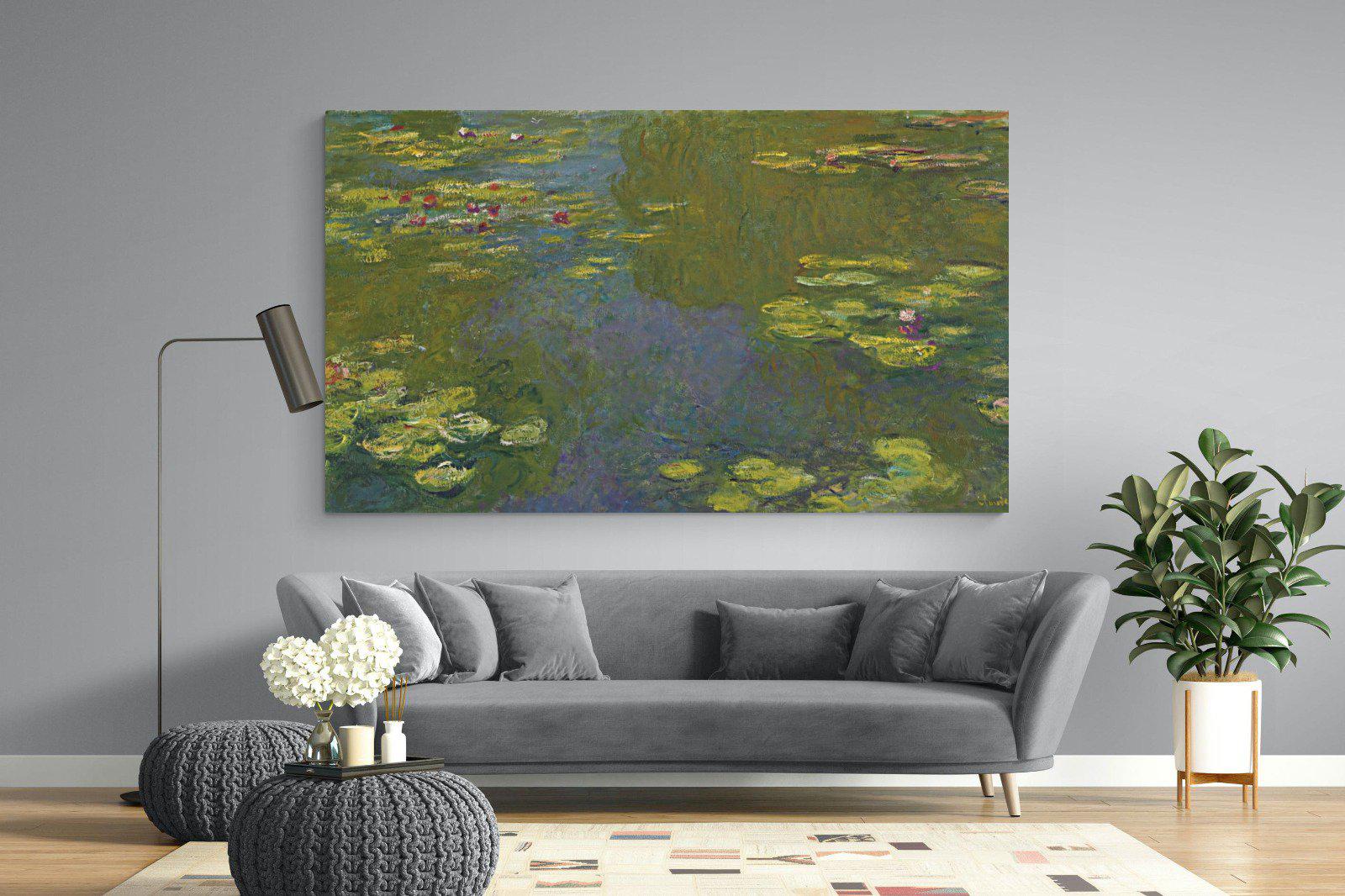 Le Bassin Aux Nymphéas-Wall_Art-220 x 130cm-Mounted Canvas-No Frame-Pixalot