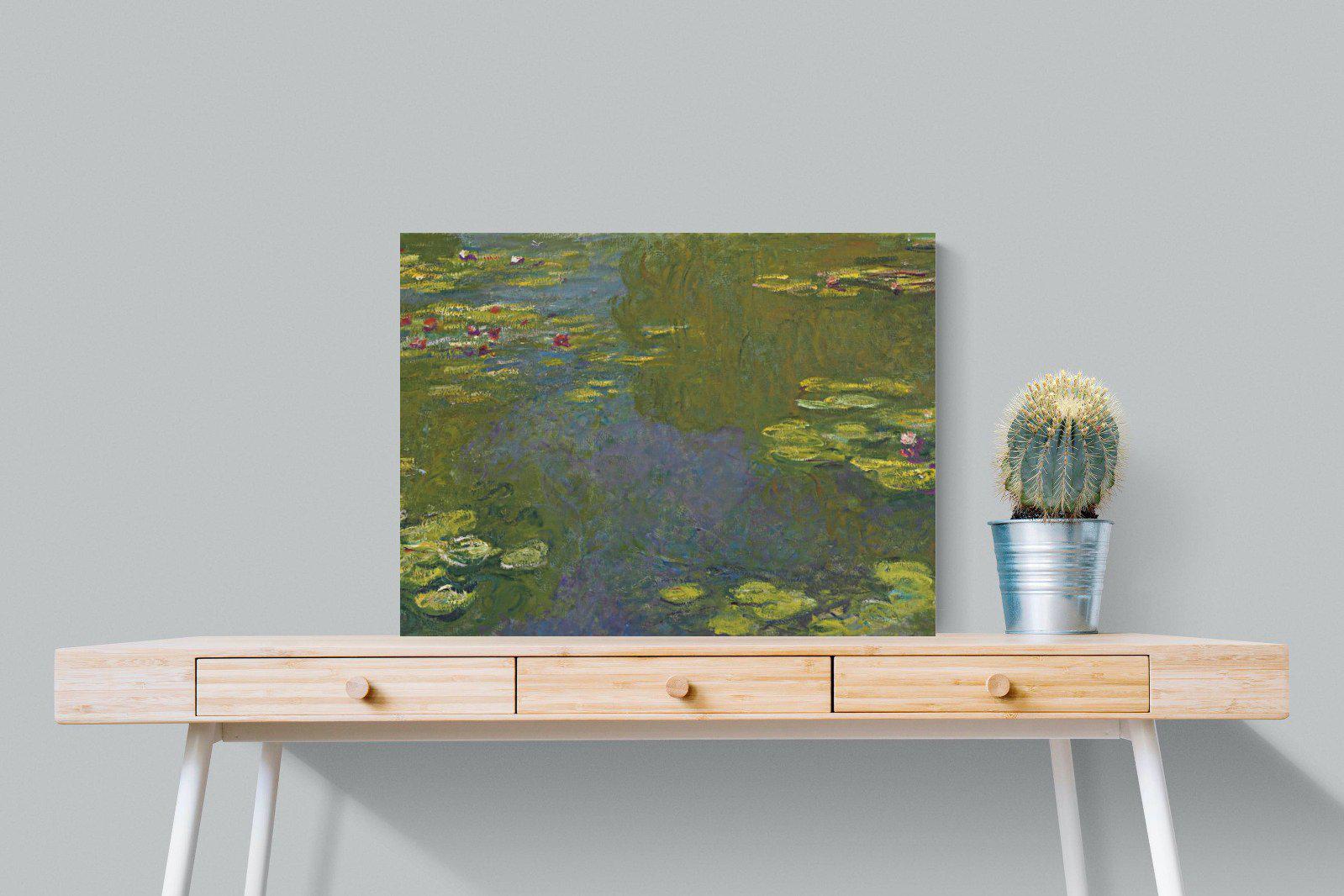 Le Bassin Aux Nymphéas-Wall_Art-80 x 60cm-Mounted Canvas-No Frame-Pixalot