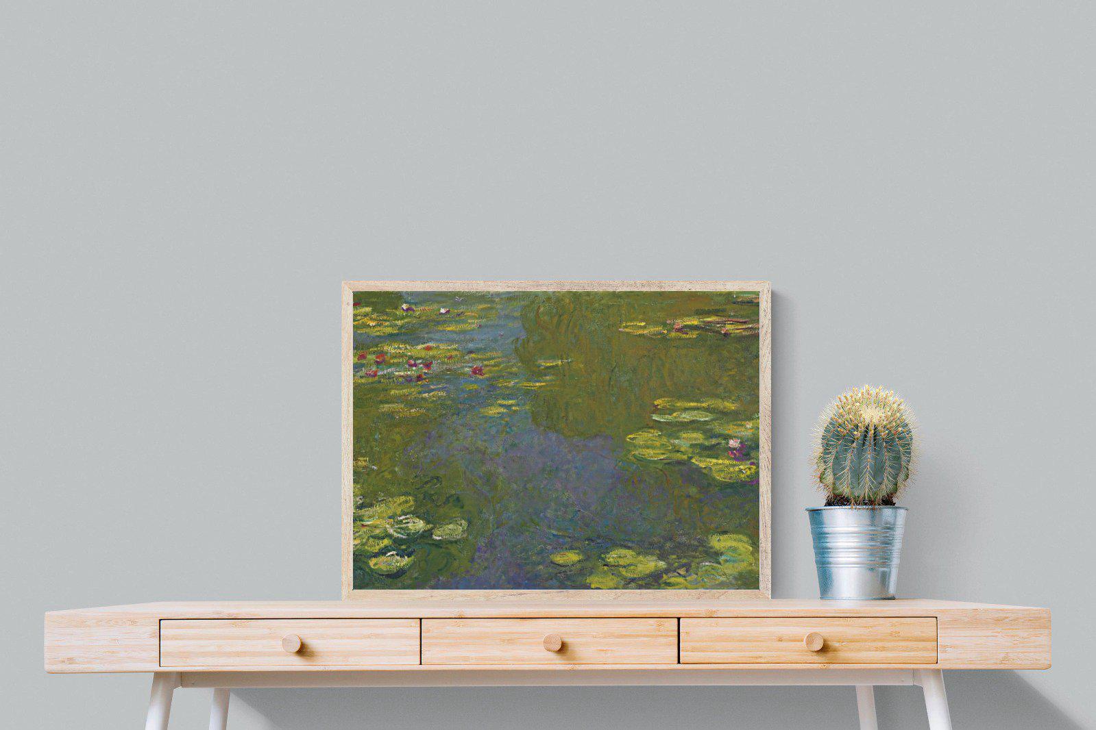 Le Bassin Aux Nymphéas-Wall_Art-80 x 60cm-Mounted Canvas-Wood-Pixalot