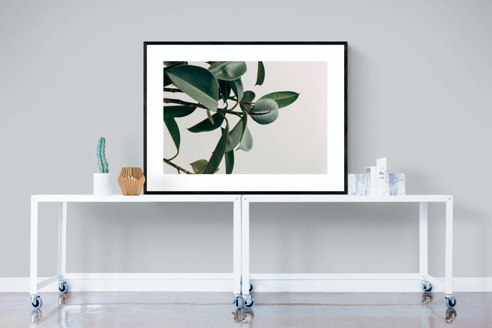 Leaf It Be-Wall_Art-120 x 90cm-Framed Print-Black-Pixalot