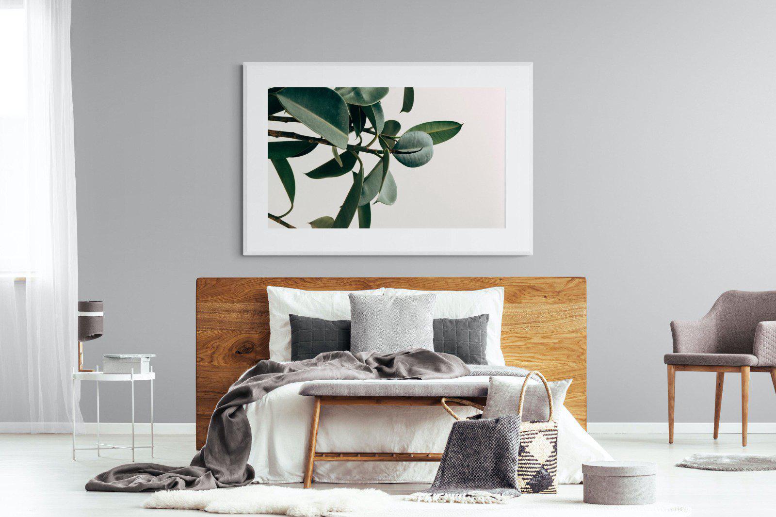 Leaf It Be-Wall_Art-150 x 100cm-Framed Print-White-Pixalot