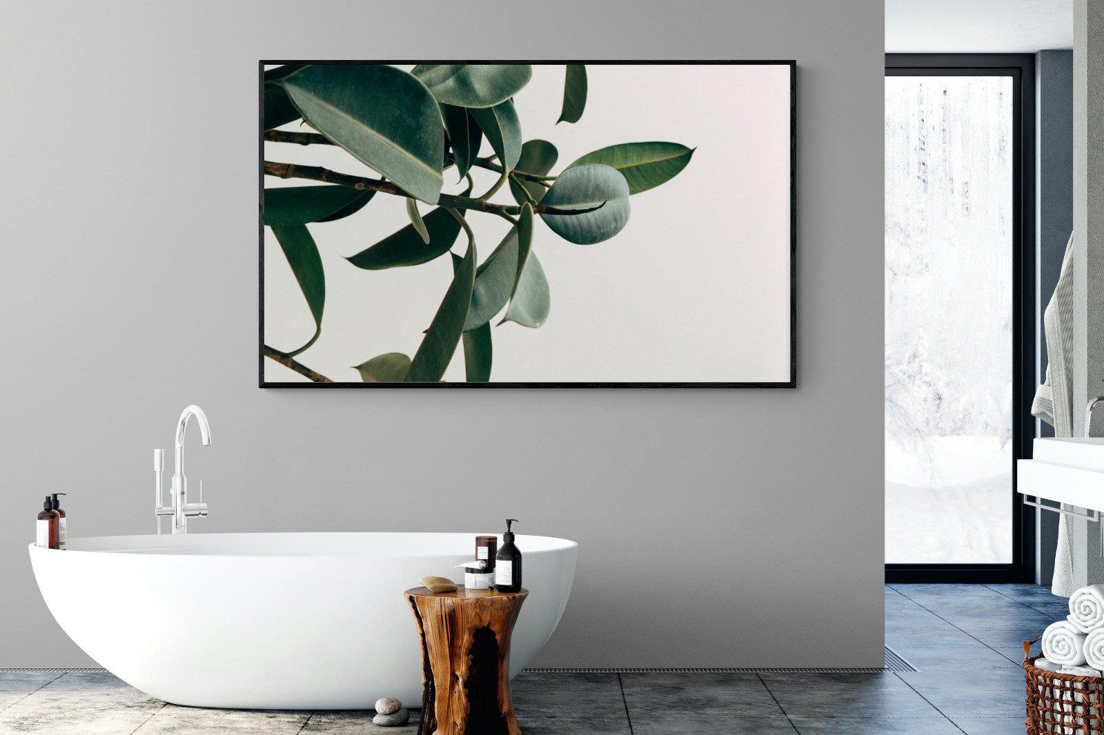 Leaf It Be-Wall_Art-180 x 110cm-Mounted Canvas-Black-Pixalot