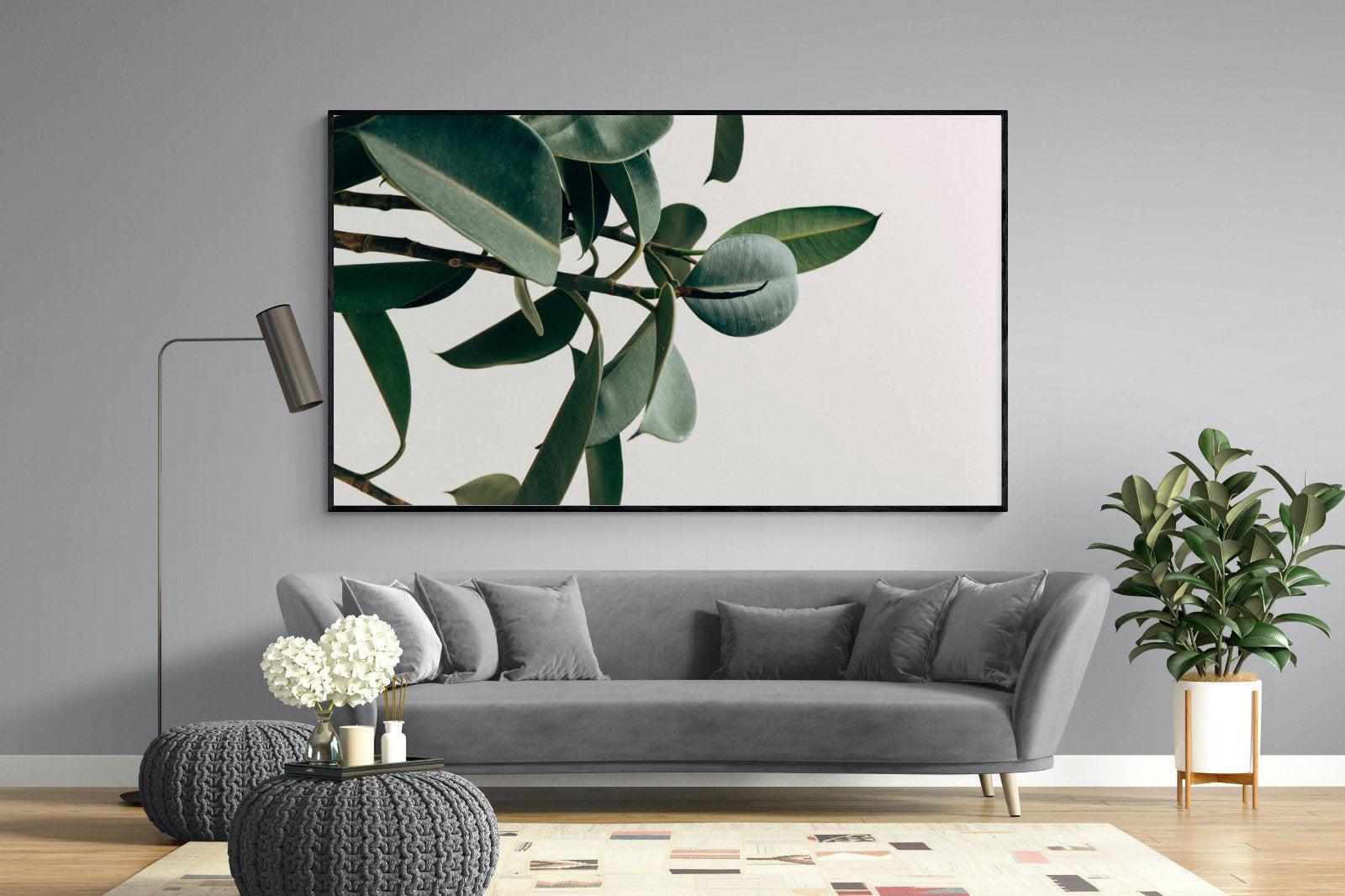 Leaf It Be-Wall_Art-220 x 130cm-Mounted Canvas-Black-Pixalot
