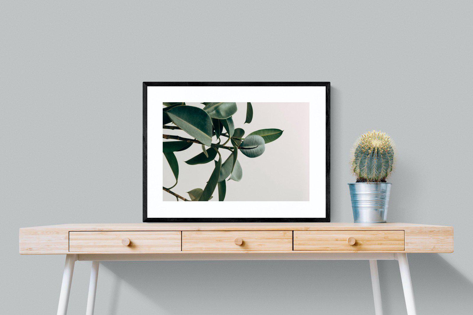 Leaf It Be-Wall_Art-80 x 60cm-Framed Print-Black-Pixalot