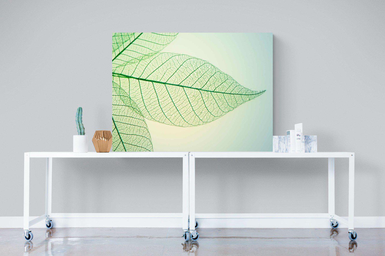 Leaf-Wall_Art-120 x 90cm-Mounted Canvas-No Frame-Pixalot