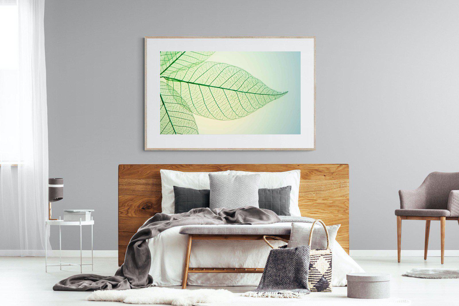 Leaf-Wall_Art-150 x 100cm-Framed Print-Wood-Pixalot