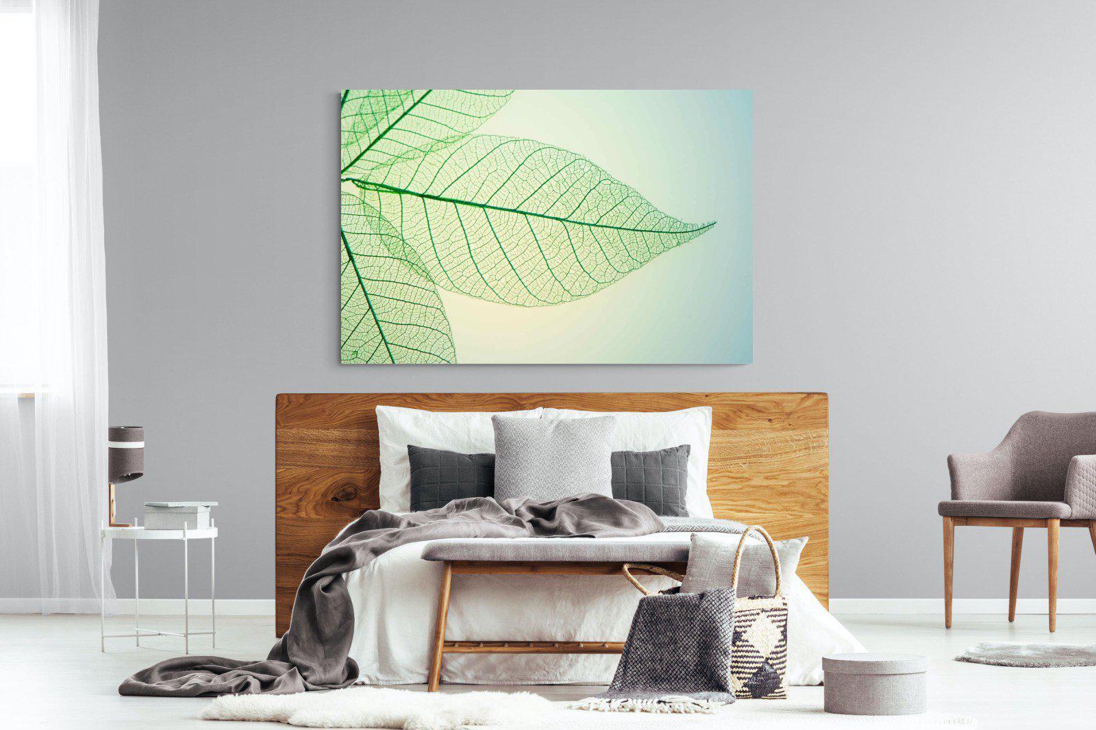 Leaf-Wall_Art-150 x 100cm-Mounted Canvas-No Frame-Pixalot