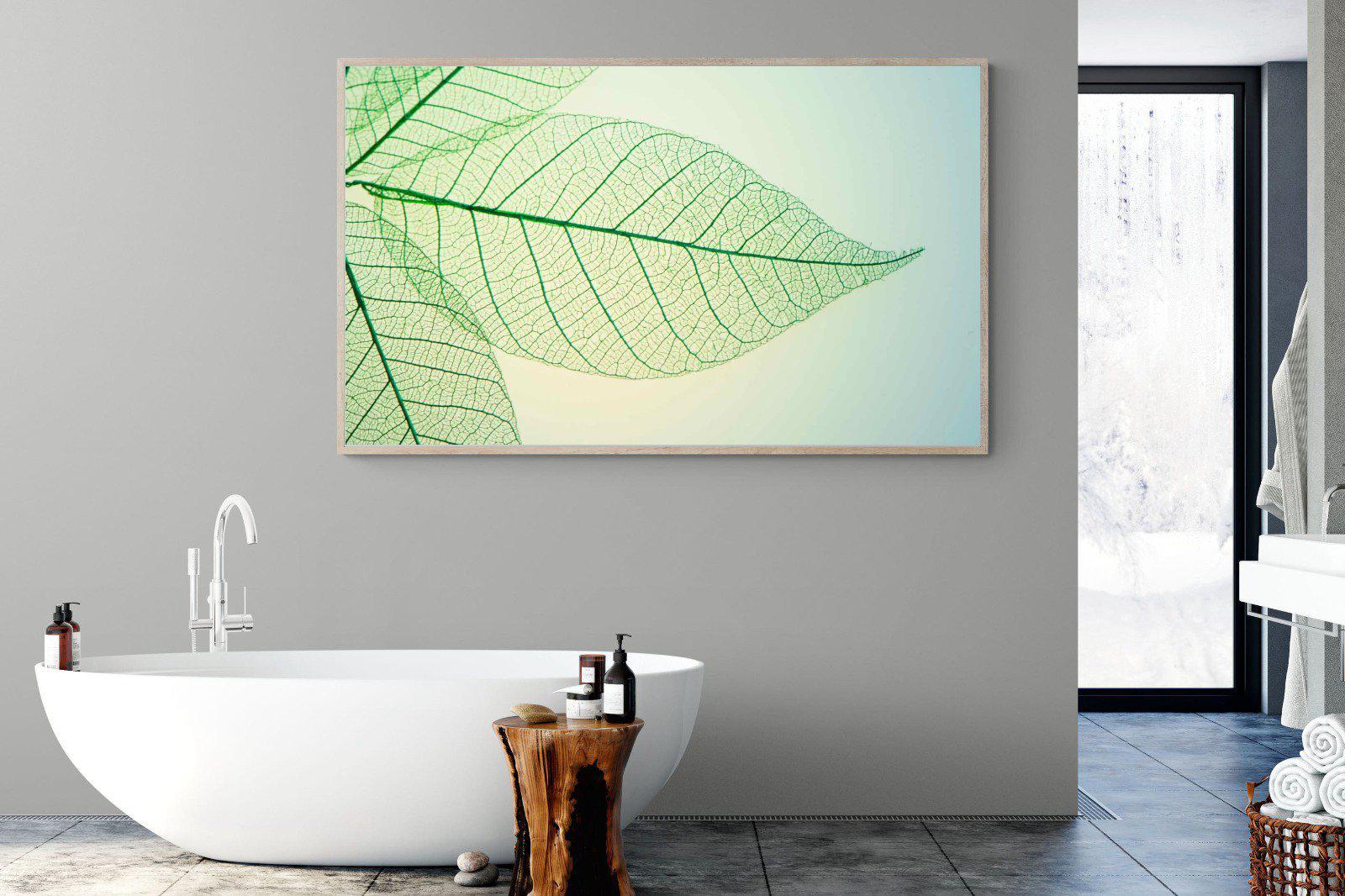 Leaf-Wall_Art-180 x 110cm-Mounted Canvas-Wood-Pixalot