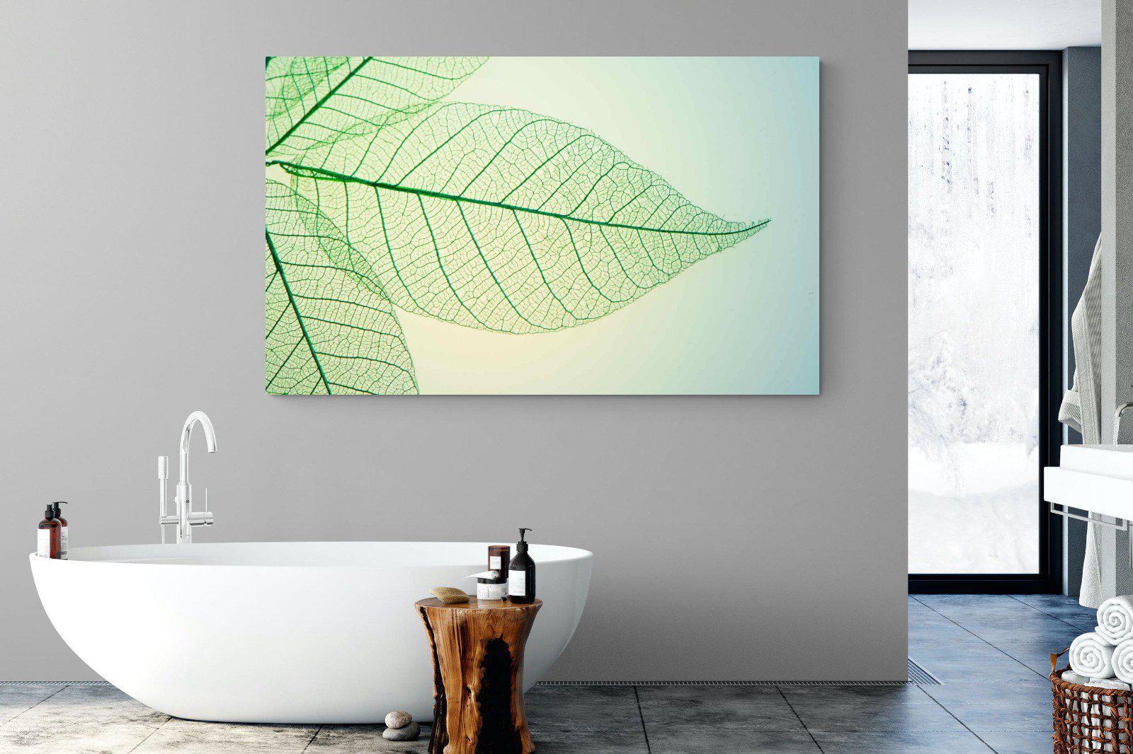 Leaf-Wall_Art-180 x 110cm-Mounted Canvas-No Frame-Pixalot