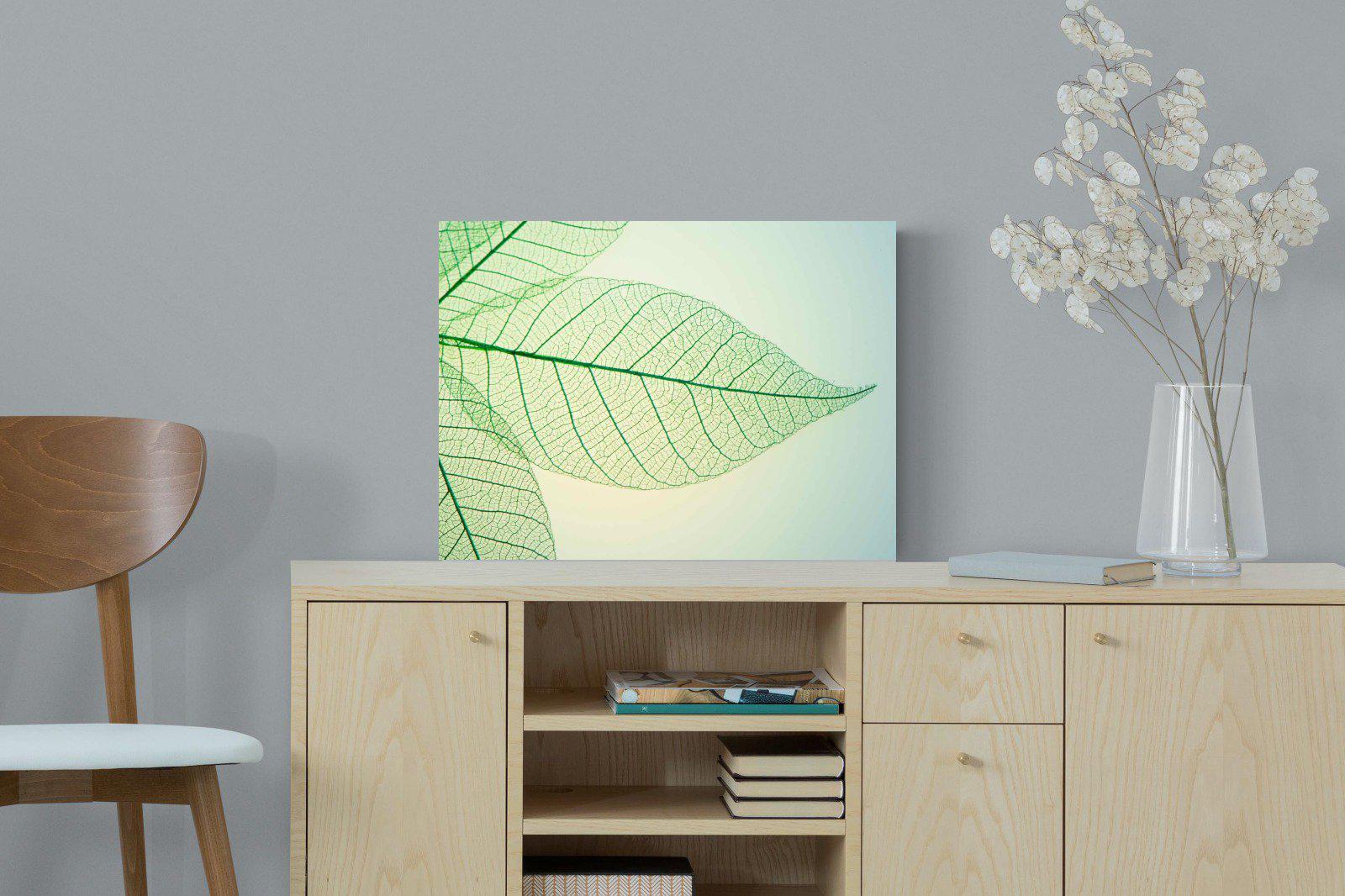 Leaf-Wall_Art-60 x 45cm-Mounted Canvas-No Frame-Pixalot