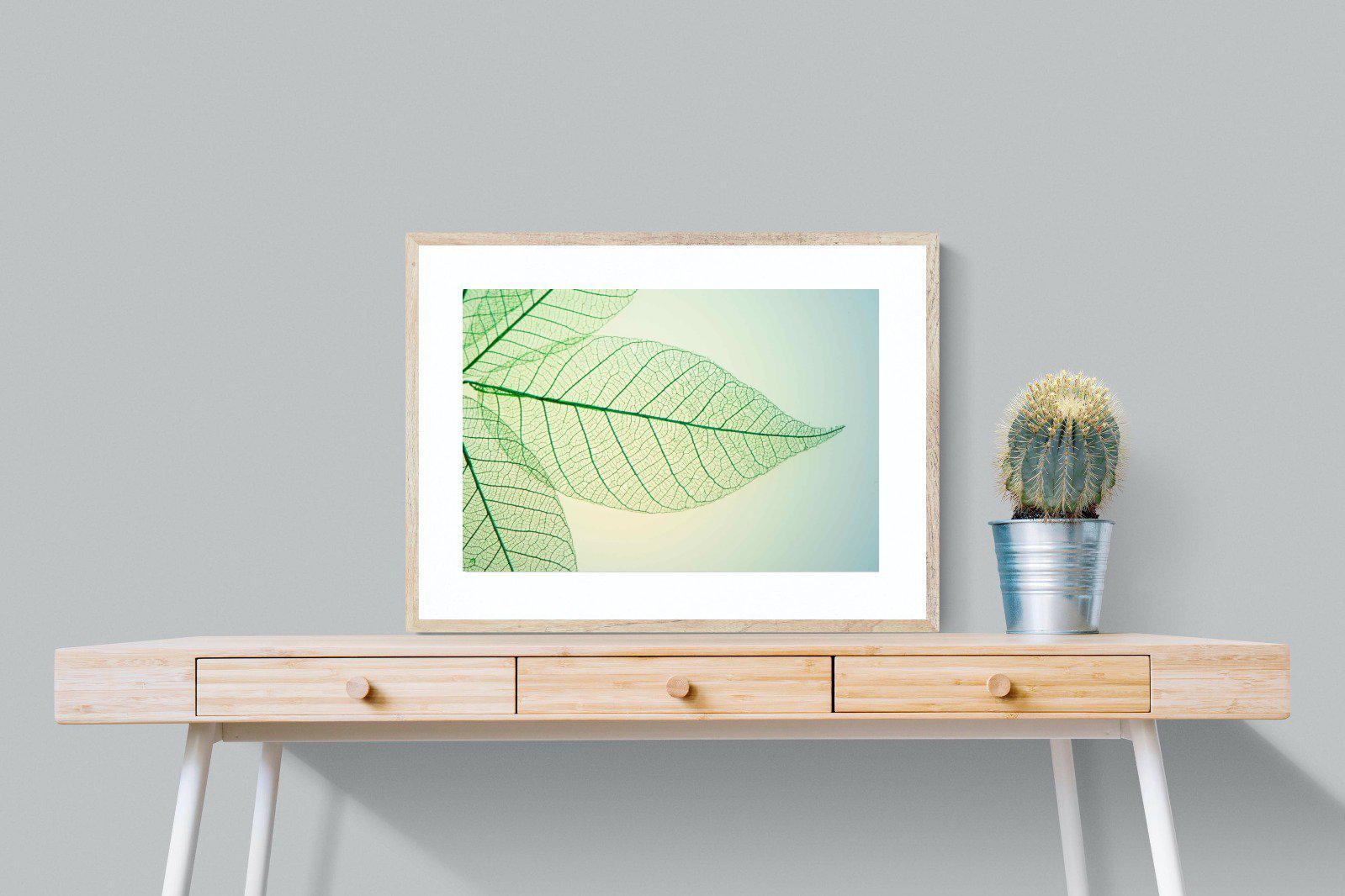 Leaf-Wall_Art-80 x 60cm-Framed Print-Wood-Pixalot