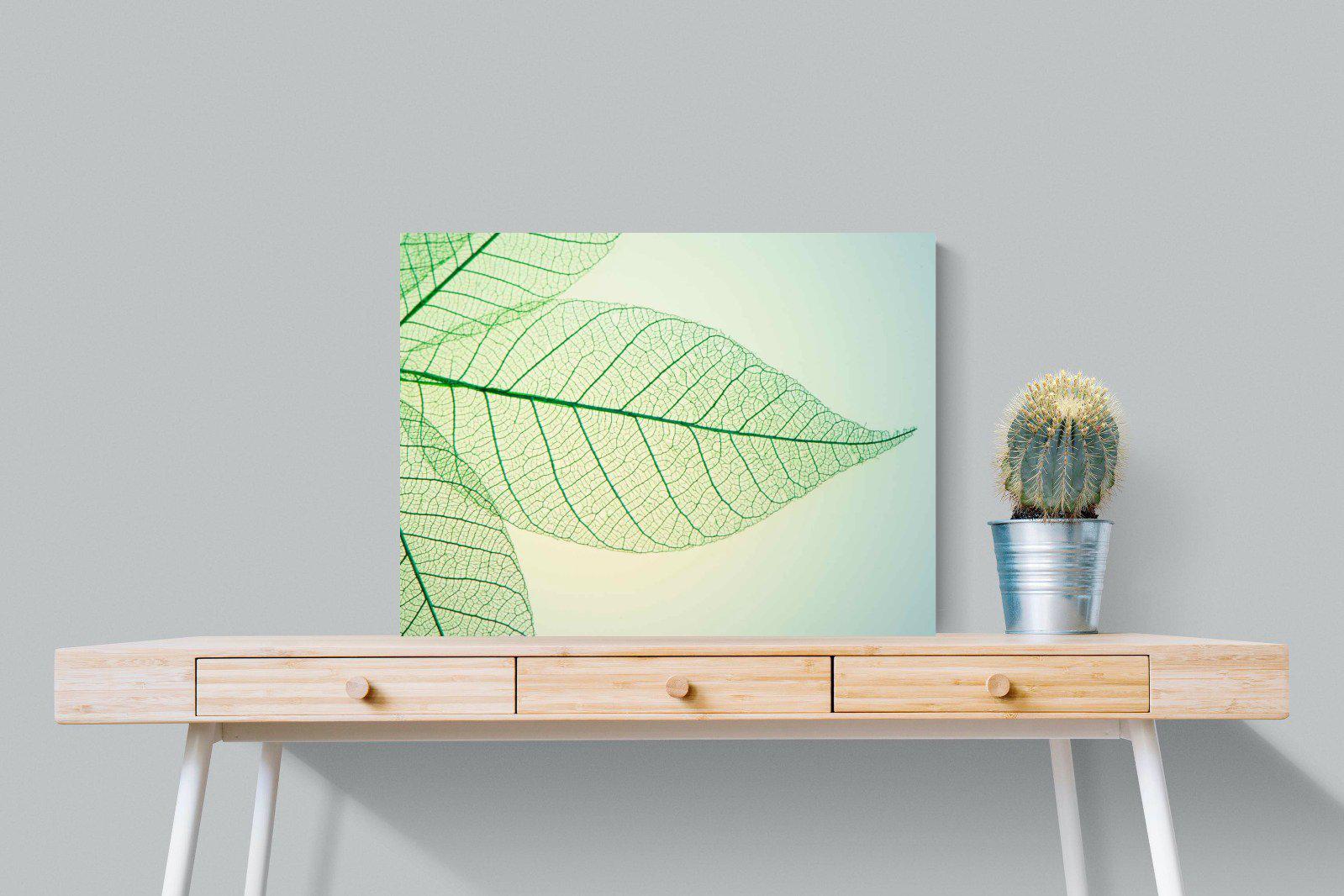 Leaf-Wall_Art-80 x 60cm-Mounted Canvas-No Frame-Pixalot