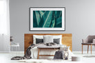 Leafy Greens-Wall_Art-150 x 100cm-Framed Print-Black-Pixalot