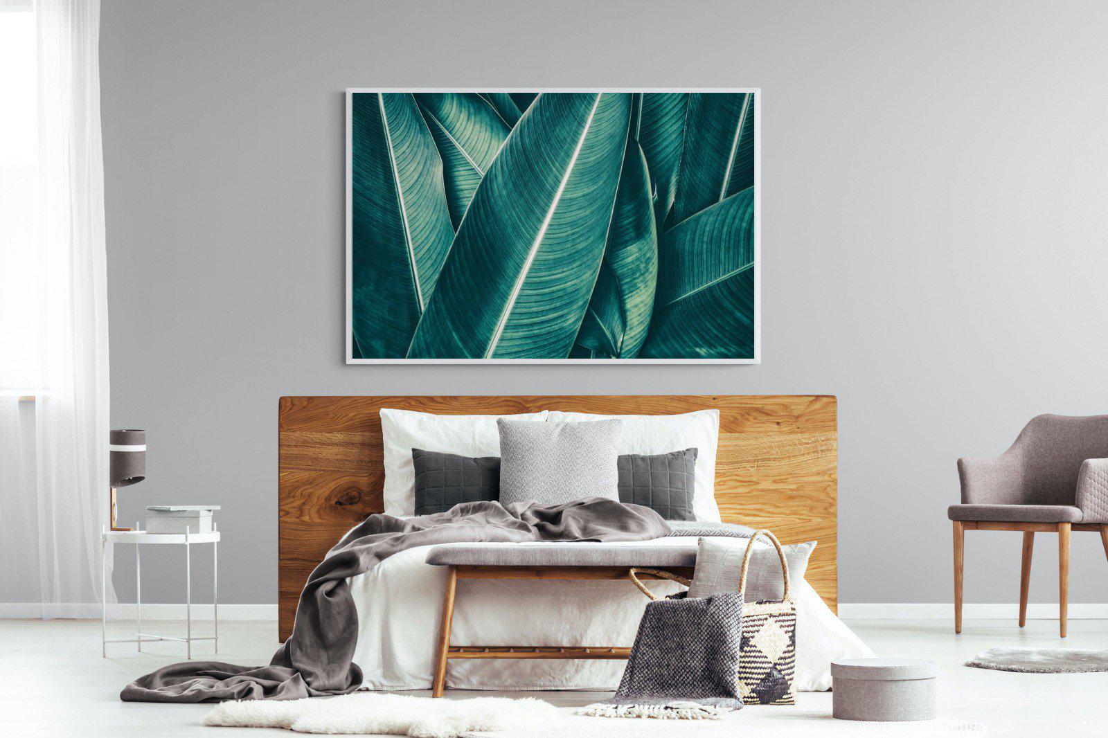 Leafy Greens-Wall_Art-150 x 100cm-Mounted Canvas-White-Pixalot