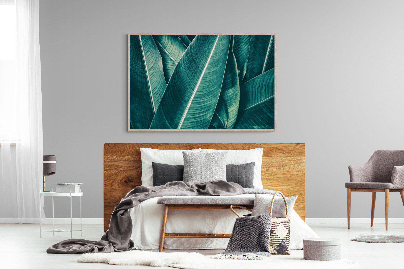 Leafy Greens-Wall_Art-150 x 100cm-Mounted Canvas-Wood-Pixalot