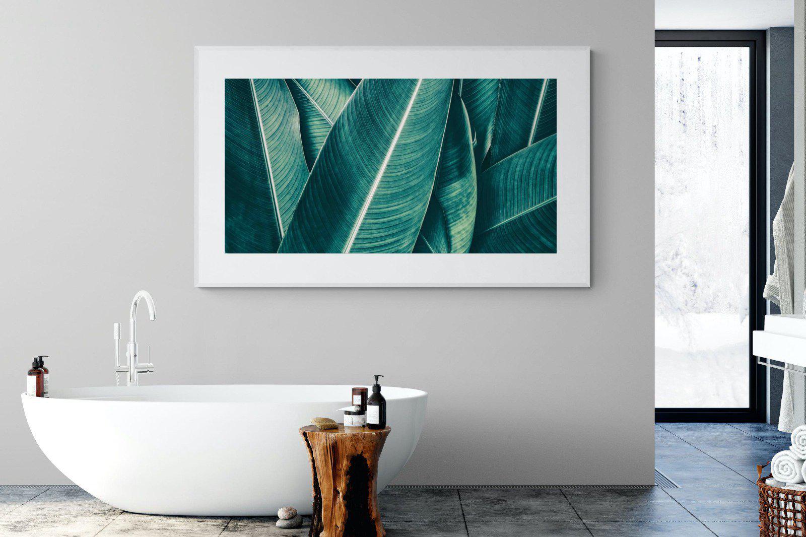 Leafy Greens-Wall_Art-180 x 110cm-Framed Print-White-Pixalot