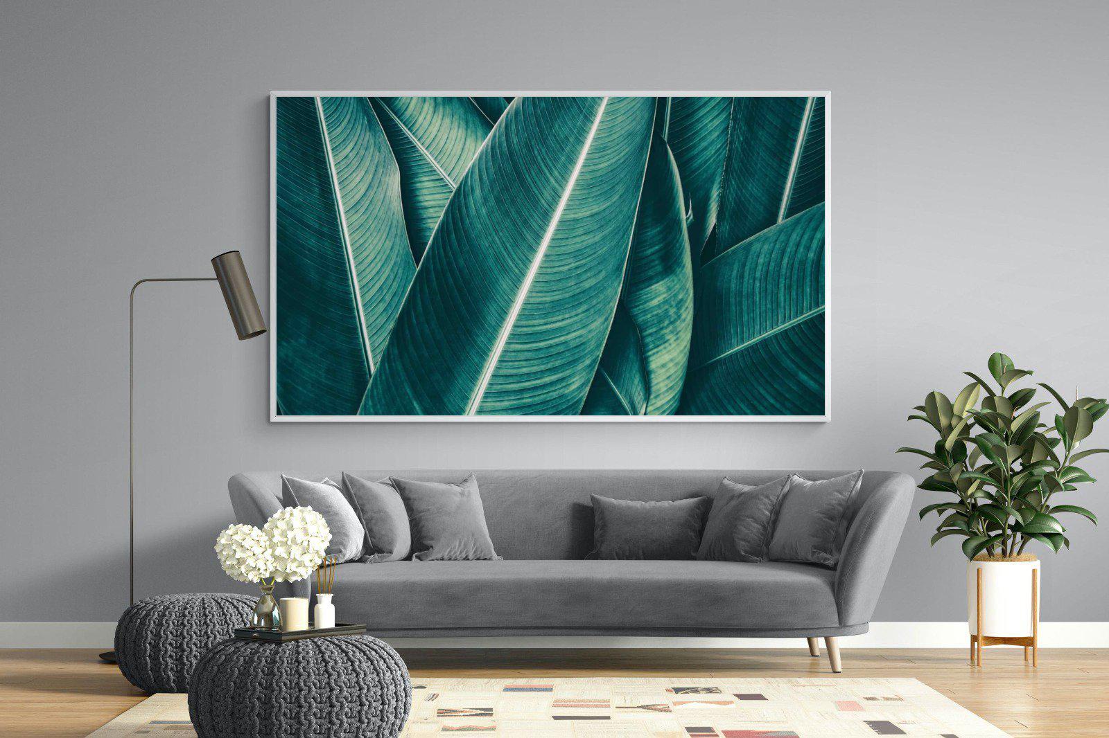 Leafy Greens-Wall_Art-220 x 130cm-Mounted Canvas-White-Pixalot