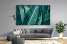 Leafy Greens-Wall_Art-220 x 130cm-Mounted Canvas-Black-Pixalot
