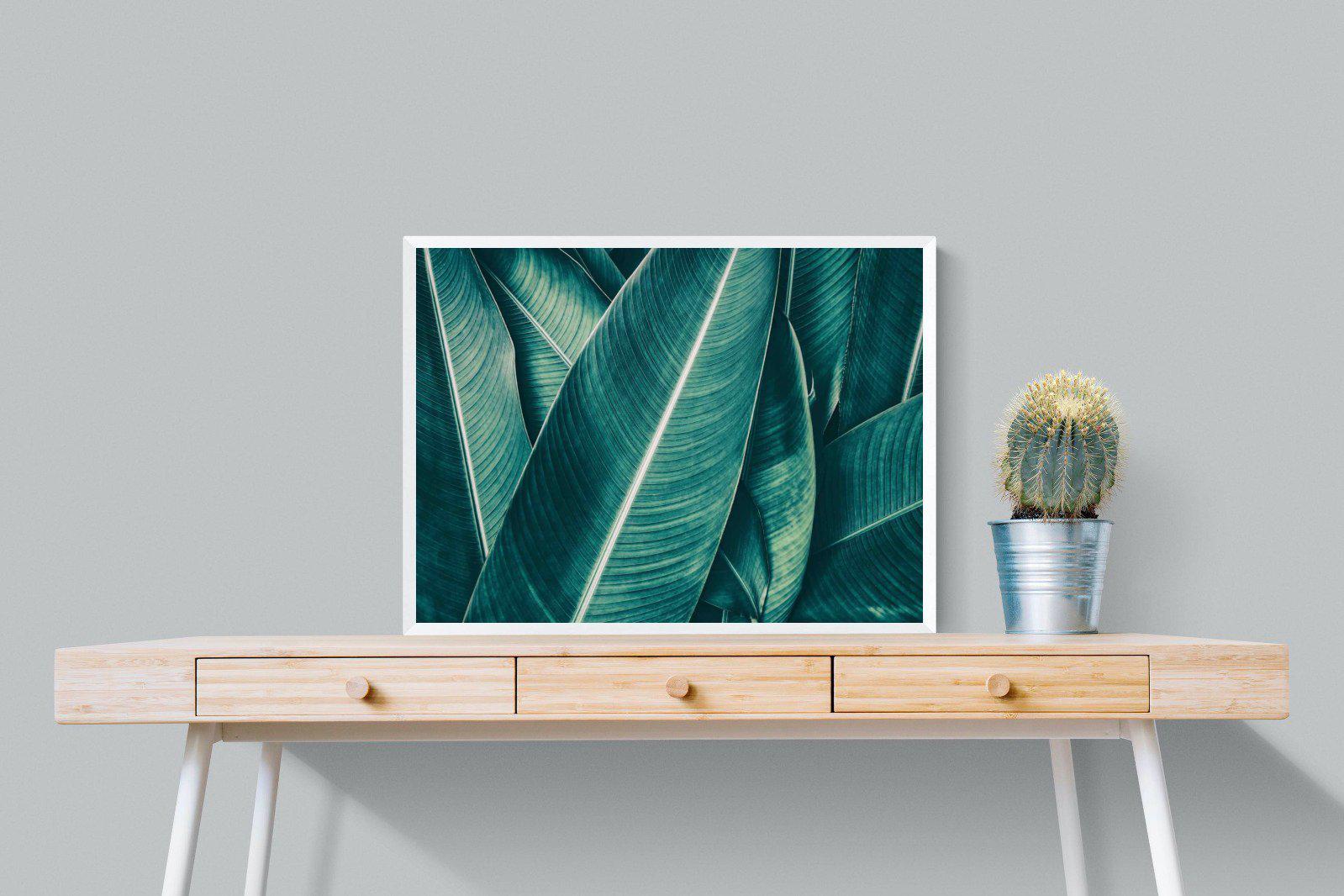 Leafy Greens-Wall_Art-80 x 60cm-Mounted Canvas-White-Pixalot