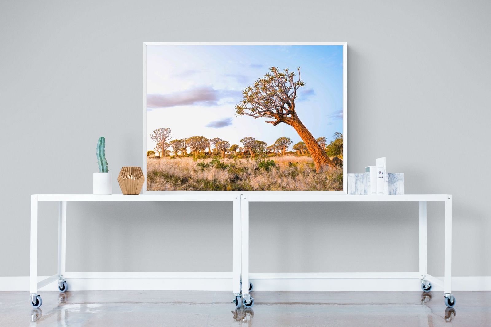 Leaning Baobab-Wall_Art-120 x 90cm-Mounted Canvas-White-Pixalot