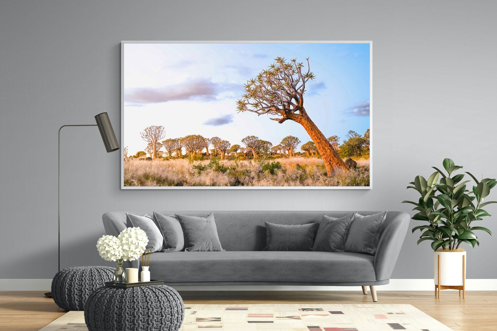 Leaning Baobab-Wall_Art-220 x 130cm-Mounted Canvas-White-Pixalot