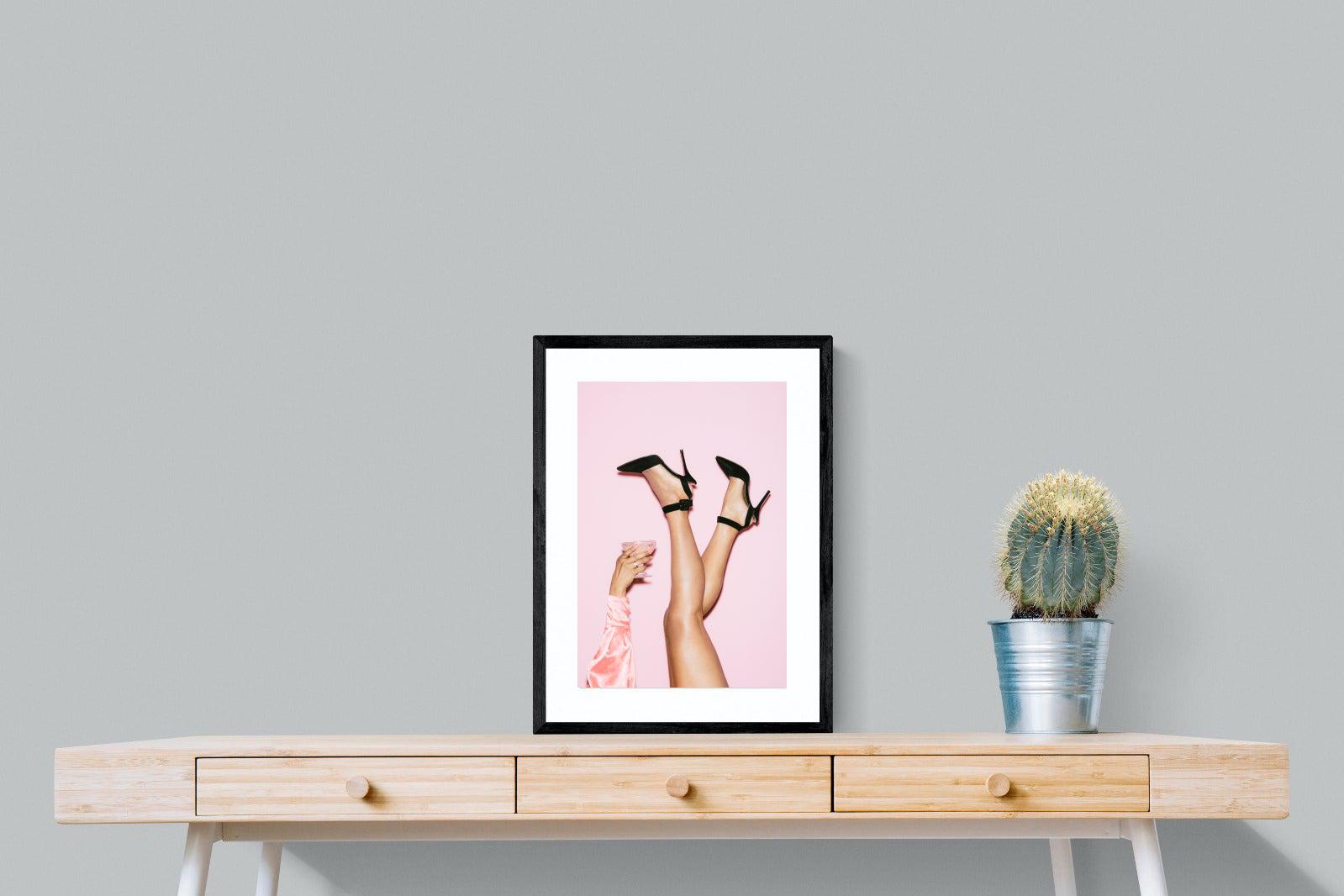 Legs Eleven-Wall_Art-45 x 60cm-Framed Print-Black-Pixalot