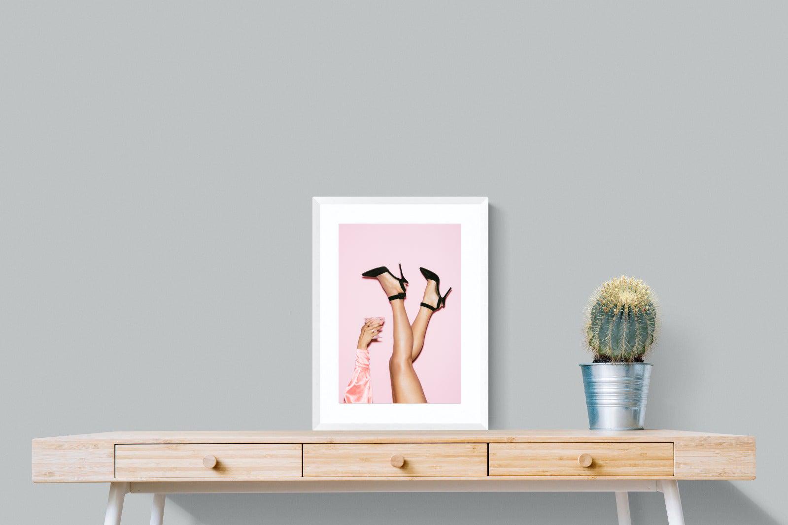 Legs Eleven-Wall_Art-45 x 60cm-Framed Print-White-Pixalot