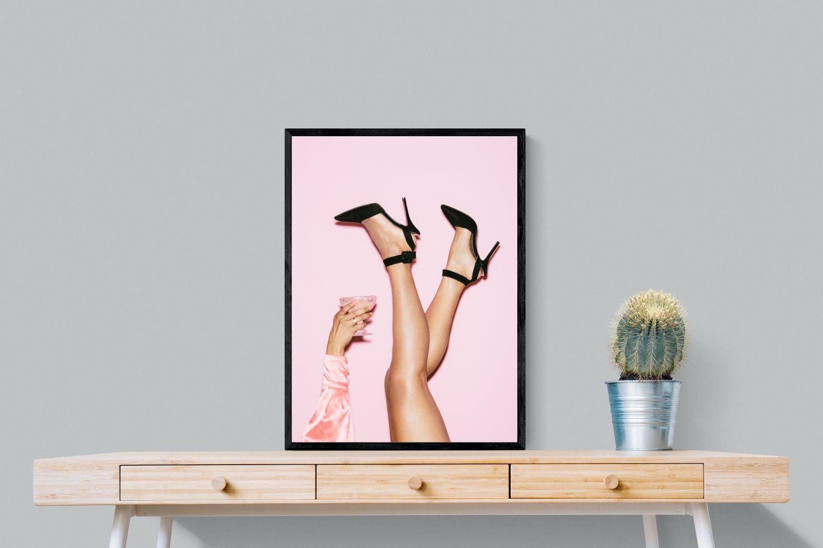 Legs Eleven-Wall_Art-60 x 80cm-Mounted Canvas-Black-Pixalot