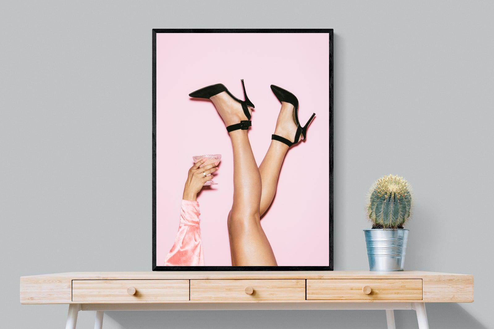 Legs Eleven-Wall_Art-75 x 100cm-Mounted Canvas-Black-Pixalot