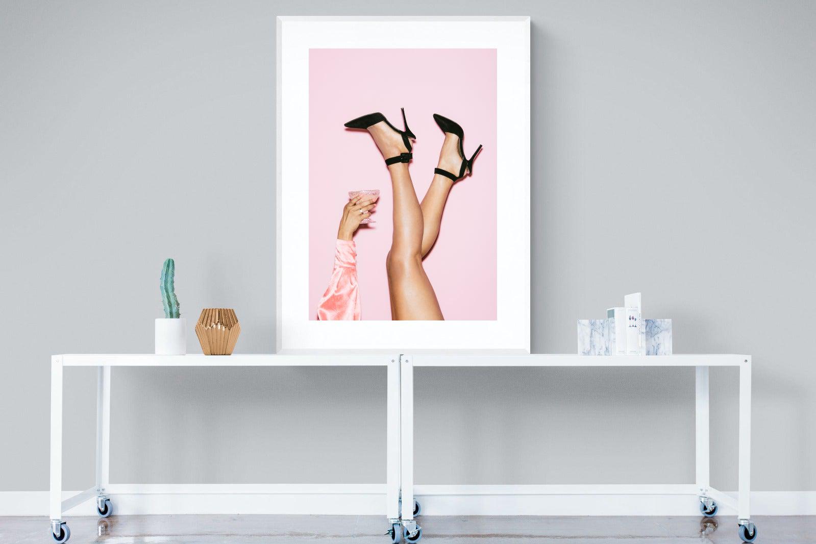 Legs Eleven-Wall_Art-90 x 120cm-Framed Print-White-Pixalot
