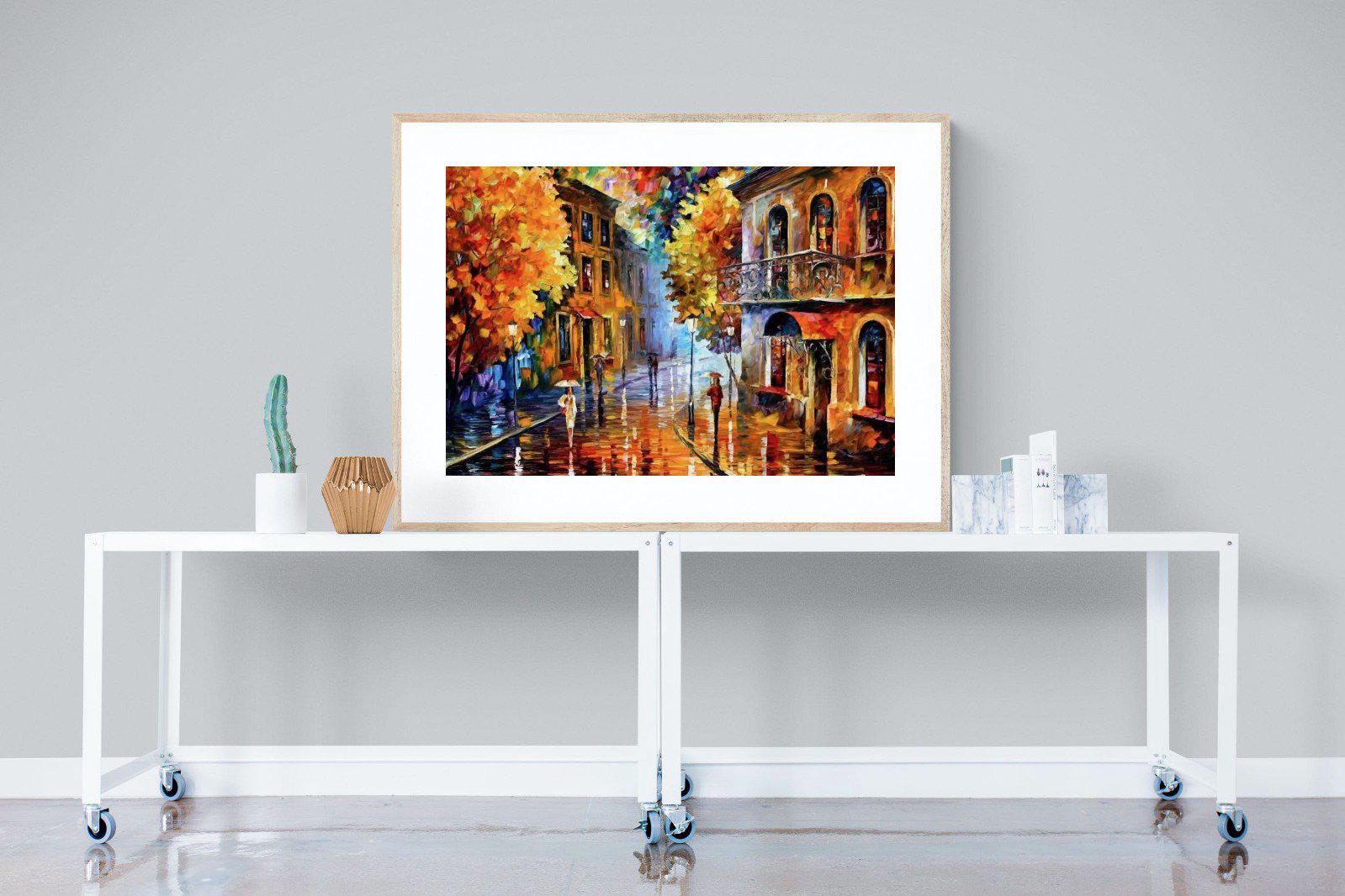 Leonid Afremov-Wall_Art-120 x 90cm-Framed Print-Wood-Pixalot