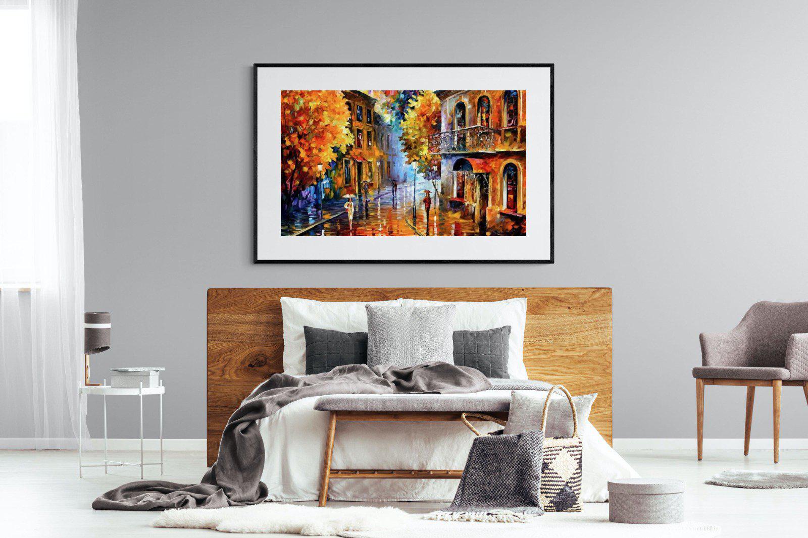 Leonid Afremov-Wall_Art-150 x 100cm-Framed Print-Black-Pixalot