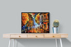 Leonid Afremov-Wall_Art-80 x 60cm-Mounted Canvas-Black-Pixalot