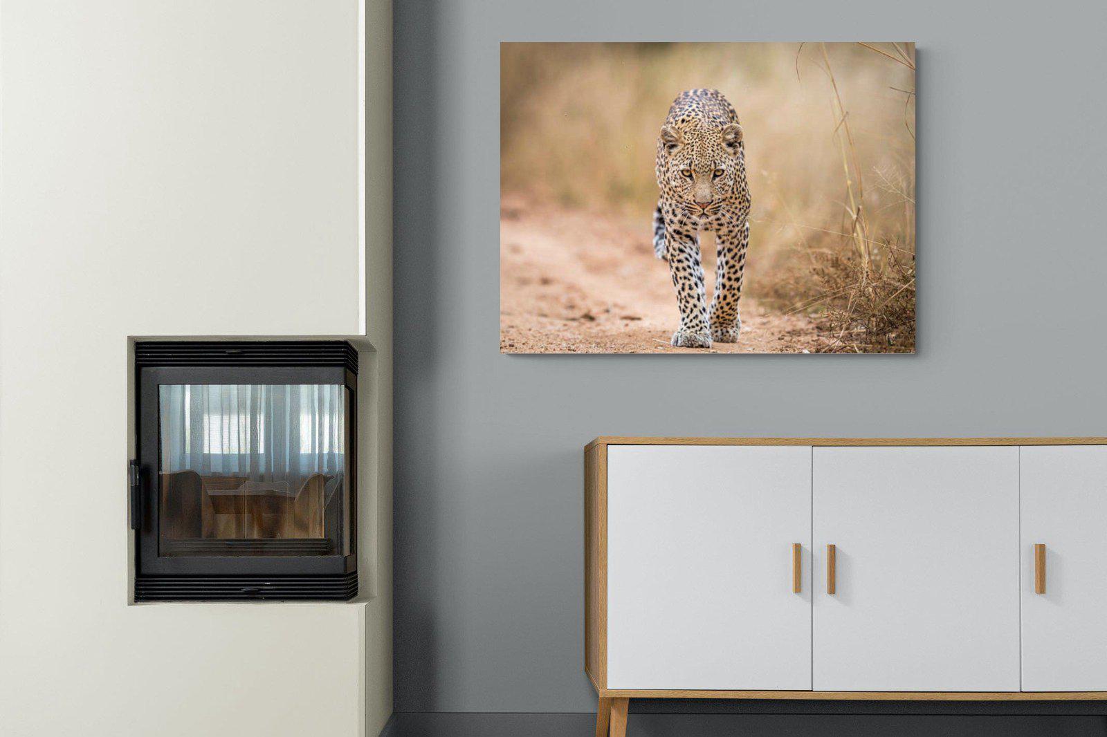 Leopard-Wall_Art-100 x 75cm-Mounted Canvas-No Frame-Pixalot