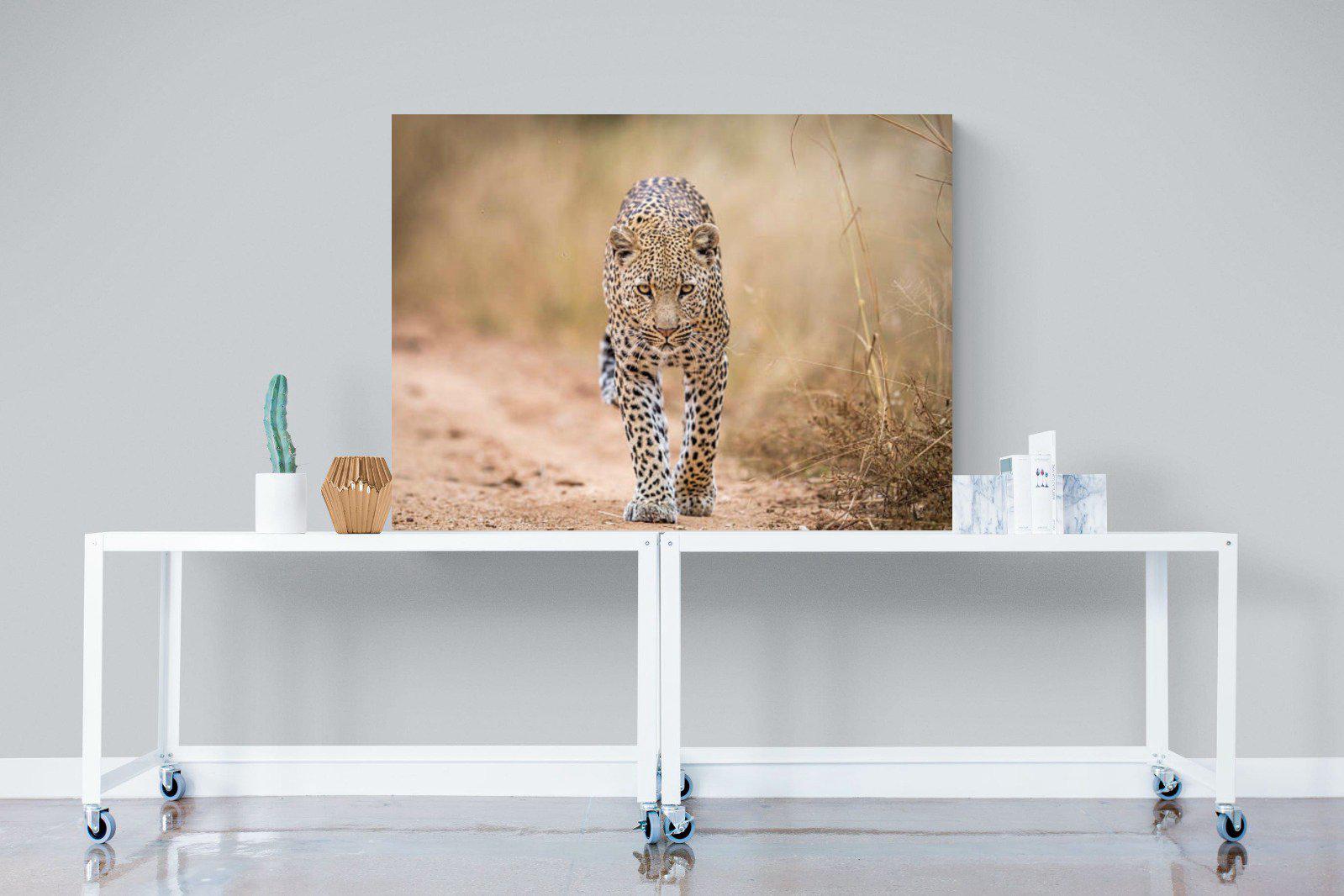 Leopard-Wall_Art-120 x 90cm-Mounted Canvas-No Frame-Pixalot