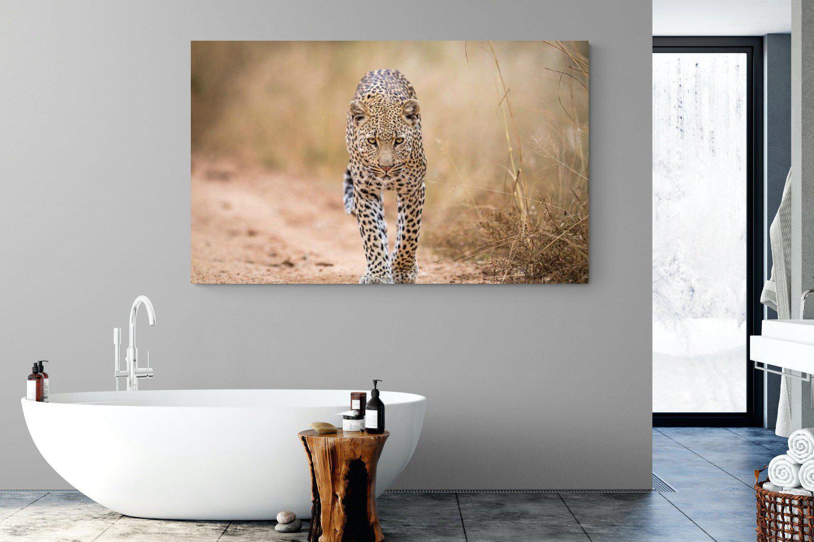 Leopard-Wall_Art-180 x 110cm-Mounted Canvas-No Frame-Pixalot