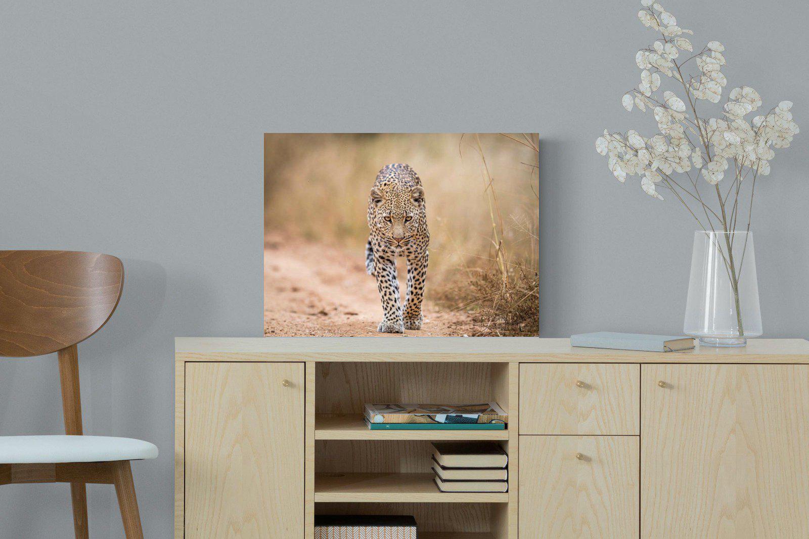 Leopard-Wall_Art-60 x 45cm-Mounted Canvas-No Frame-Pixalot