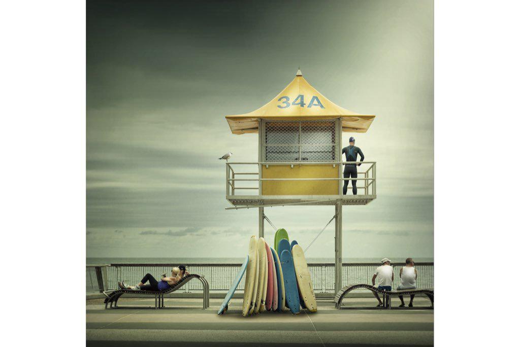 Lifeguard Tower-Wall_Art-Pixalot